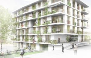 logements coop&eacute;rative vergers meyrin