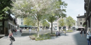 am&eacute;nagement place des grottes gen&egrave;ve